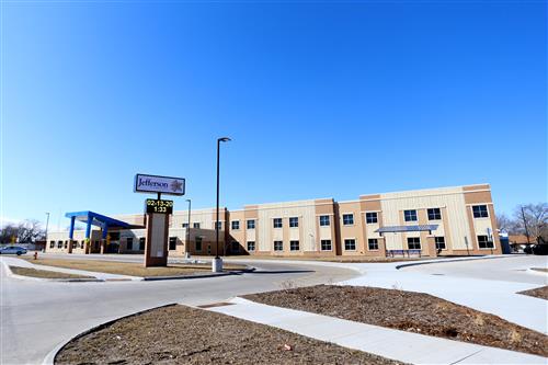 Outdoor photo of Jefferson Elementary School