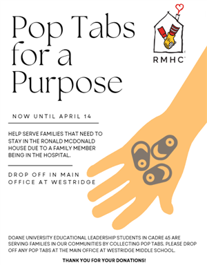 Pop tabs for a purpose