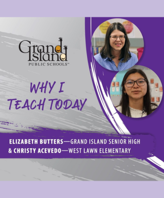  "Why I Teach Today" video thumbnail with Mrs. Butters & Miss Acevedo's headshots.