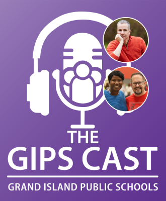 GIPS Cast podcast logo with headshots of Mr. Butters, Mrs. Rose-Osgood, and Matt Mason