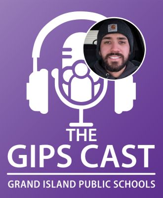  GIPS Cast podcast logo with Angel Velasco headshot.