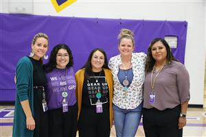 Volunteer fair planning team.