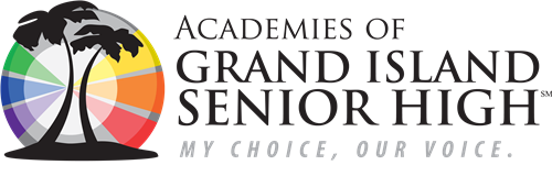 Academies of Grand Island Senior High logo